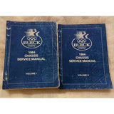 1984 Buick All Models Chassis Service Repair Shop Manual 2 Volume Set Original