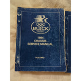 1984 Buick All Models Chassis Service Repair Shop Manual 2 Volume Set Original