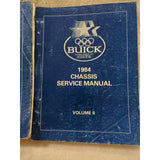 1984 Buick All Models Chassis Service Repair Shop Manual 2 Volume Set Original