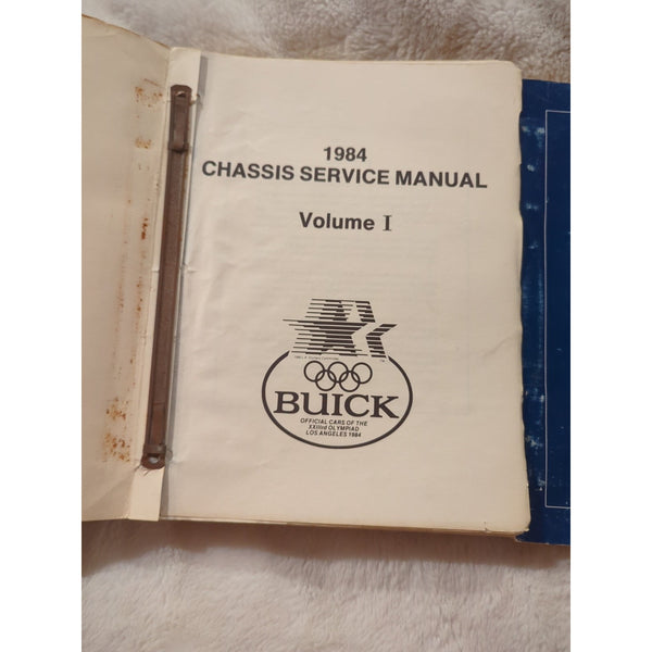 1984 Buick All Models Chassis Service Repair Shop Manual 2 Volume Set Original