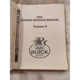 1984 Buick All Models Chassis Service Repair Shop Manual 2 Volume Set Original