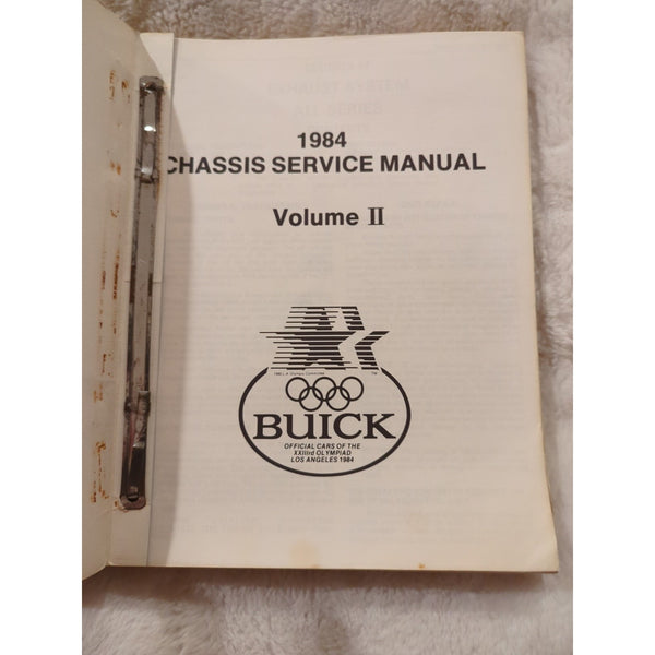 1984 Buick All Models Chassis Service Repair Shop Manual 2 Volume Set Original