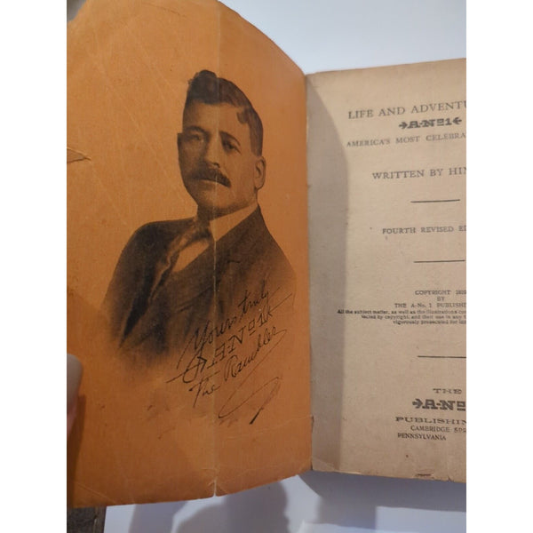 Life And Adventures Of A-No1 America's Most Celebrated Tramp Antique 1910 Rough