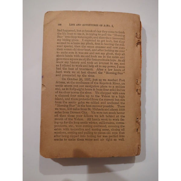 Life And Adventures Of A-No1 America's Most Celebrated Tramp Antique 1910 Rough