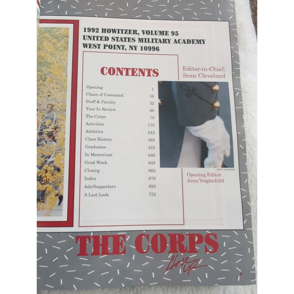 United States Military Academy Yearbook HOWITZER 1992 The Corps West Point HC
