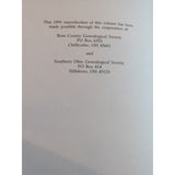 History Of Ross And Highland Counties Ohio HC Reprint Edition 1991 Vtg Williams
