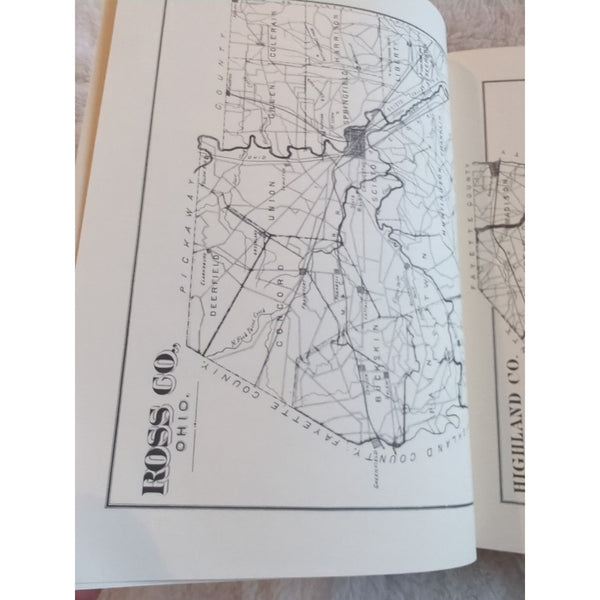 History Of Ross And Highland Counties Ohio HC Reprint Edition 1991 Vtg Williams