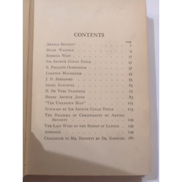 My Religion Various Authors 1926 First Ed HV Bennett West Doyle Jones Appleton