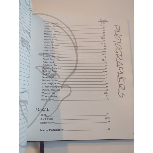 The Directory For Headshot Photography Volume 2 Hardcover Book 1998 Vtg