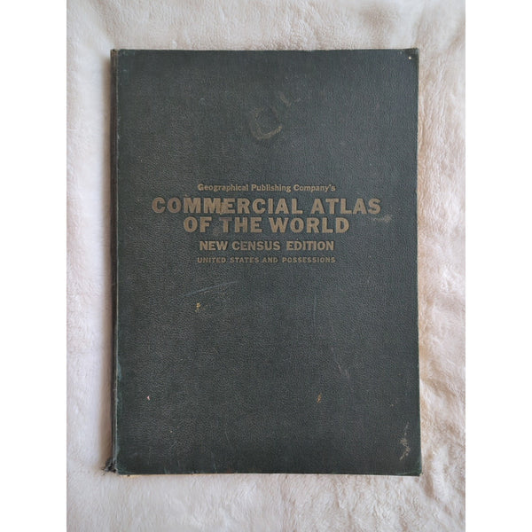 1936 Commercial Atlas Of The World by The Geographical Publishing Co. HC Rough