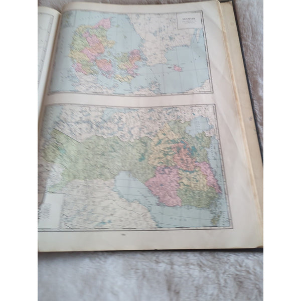 1936 Commercial Atlas Of The World by The Geographical Publishing Co. HC Rough