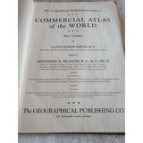 1936 Commercial Atlas Of The World by The Geographical Publishing Co. HC Rough