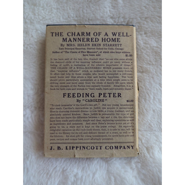 Helen Ekin Starrett The Charm of Fine Manners 1920 HC DJ Vtg Etiquette Girls