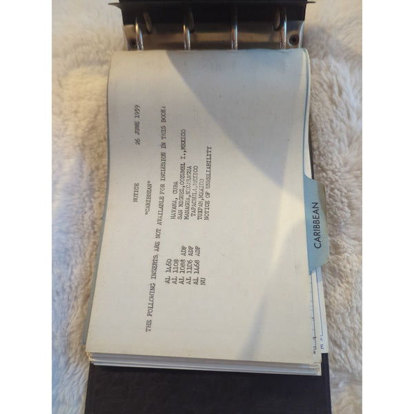 U.S. Air Force US Navy Pilots Handbook Instrument Approach Procedure Charts 1959