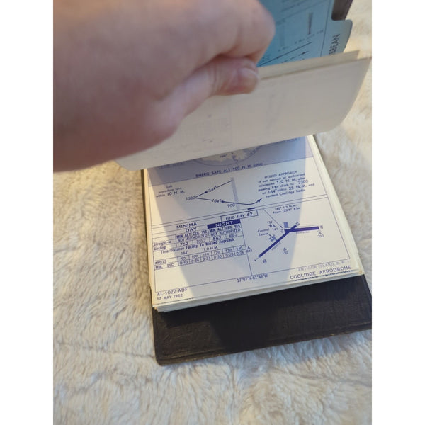 U.S. Air Force US Navy Pilots Handbook Instrument Approach Procedure Charts 1959