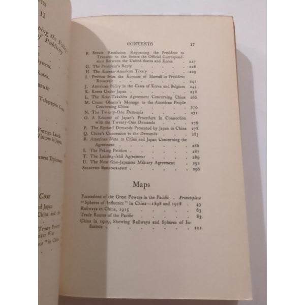 Henry Chung ORIENTAL POLICY OF THE UNITED STATES Introductory Note 1st Ed HC