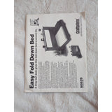 Easy Fold Down Bed Plans Create Space Saving Bedroom Furniture Craftplans 1993