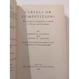 George W Stocking Myron W. Watkins CARTELS OR COMPETITION 1st Ed HC DJ 1948 Vtg