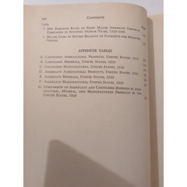 George W Stocking Myron W. Watkins CARTELS OR COMPETITION 1st Ed HC DJ 1948 Vtg