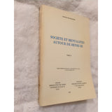 Societe Et Mentalites Autour de Henri III Jacqueline Boucher SC 1981 Vtg 4 Vols