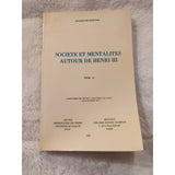 Societe Et Mentalites Autour de Henri III Jacqueline Boucher SC 1981 Vtg 4 Vols
