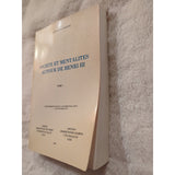 Societe Et Mentalites Autour de Henri III Jacqueline Boucher SC 1981 Vtg 4 Vols