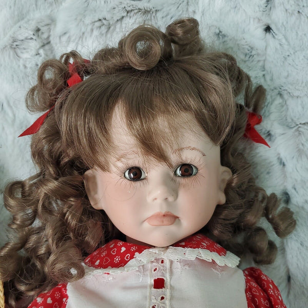 Great American Doll Company Gadco Elke Hutchens 24" Porcelain Doll Pat Reese 88