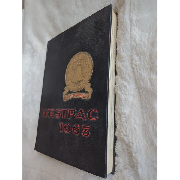 USS Independence (CVA-62) 1965 Westpac Deployment Cruise Book Cruisebook HC Vtg