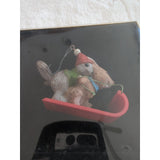 Vintage Hallmark Christmas Ornament Tree Trimmer Downhill Run Original Box 1979