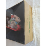 Vintage Hallmark Christmas Ornament Tree Trimmer Downhill Run Original Box 1979