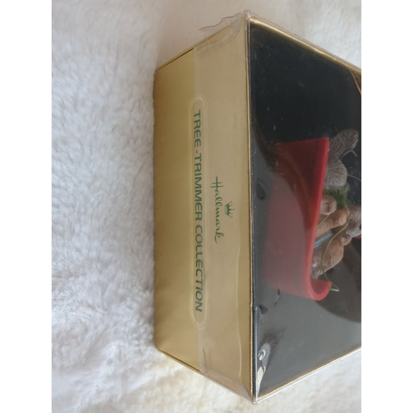 Vintage Hallmark Christmas Ornament Tree Trimmer Downhill Run Original Box 1979