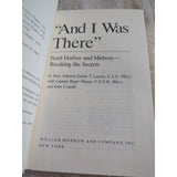 And I Was There Pearl Harbor and Midway Breaking the Secrets Edwin Layton HC DJ