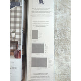 Scott Living Self Adhesive NuWallpaper lot 4 Charcoal Scottish Plaid 20.5" x 18'