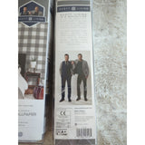 Scott Living Self Adhesive NuWallpaper lot 4 Charcoal Scottish Plaid 20.5" x 18'