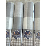 Scott Living Self Adhesive NuWallpaper lot 4 Charcoal Scottish Plaid 20.5" x 18'