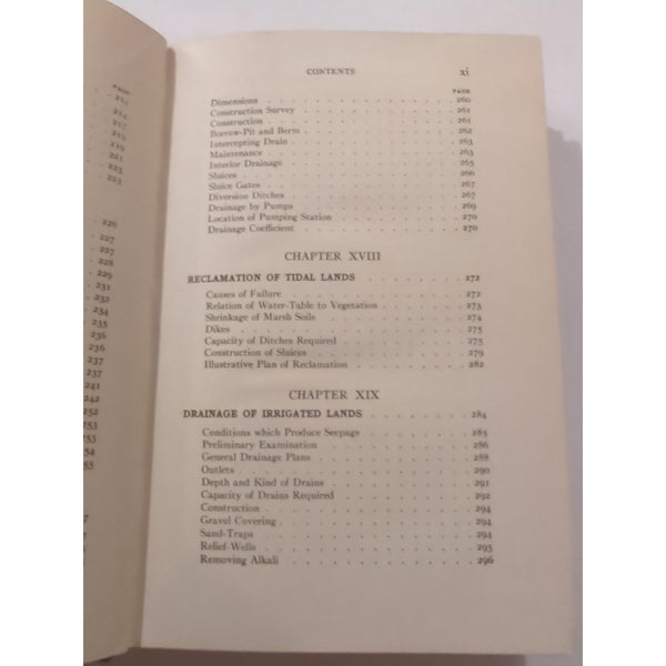 Engineering For Land Drainage A Manual For Laying Out Charles Elliott 1912 HC