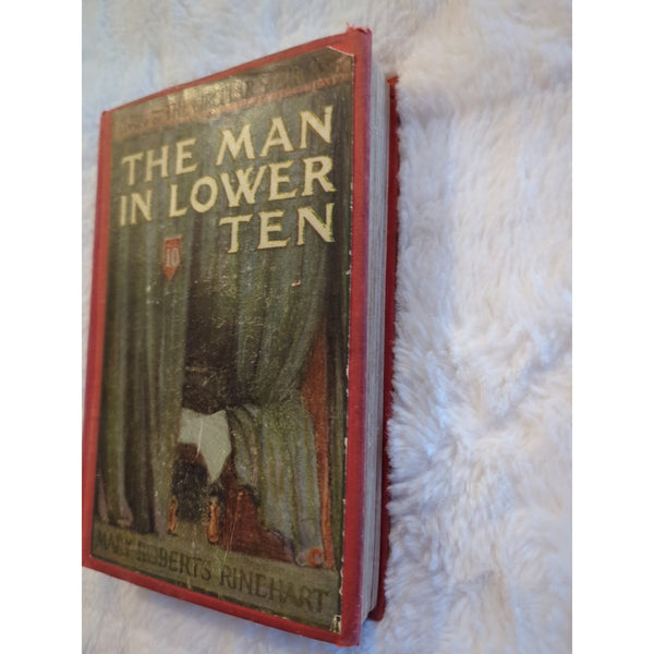 Vintage The Man In Lower Ten By Mary Roberts Rinehart 1909 HC Grosset And Dunlap