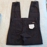 KanCan High Rise Button Fly Distressed Black Skinny Jeans Size 27 NWT