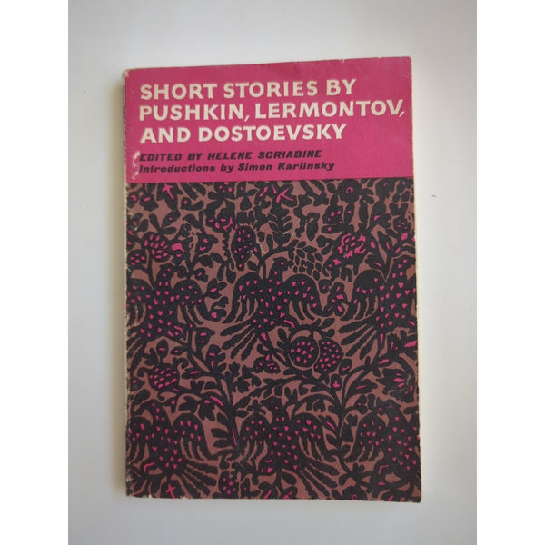 Vintage 1965 Short Stories By Pushkin Lermontov And Dostoevsky Scriabine SC PB