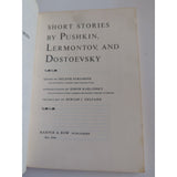 Vintage 1965 Short Stories By Pushkin Lermontov And Dostoevsky Scriabine SC PB