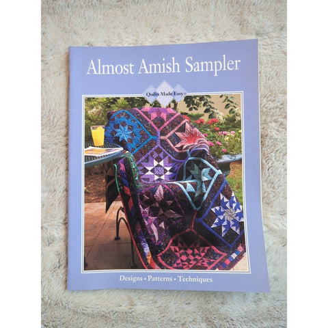 Almost Amish Sampler Quilting Pattern Book Quilts Made Easy Oxmoor House SC Vtg