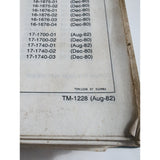 John Deere 544C Loader Service Repair Technical Manual TM-1228 Aug 1982 Binder