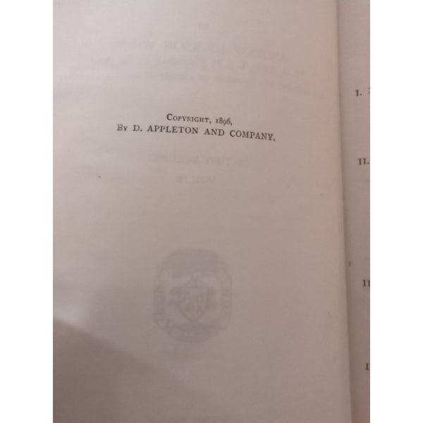 The History of the Warfare of Science With Theology Vol 2 White 1898 Antique HC