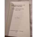 The Preaching of the Friars Sermons Diffused from Paris Before 1300 D'Avray HC