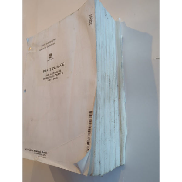 9500 and SH9500 Maximizer Combines Parts Catalog PC2179 No Cover Pin Binder