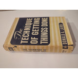 The Technique of Getting Things Done by Dr. Donald Laird 1947 HC DJ Vtg XVI Run