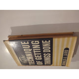 The Technique of Getting Things Done by Dr. Donald Laird 1947 HC DJ Vtg XVI Run