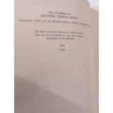 The Technique of Getting Things Done by Dr. Donald Laird 1947 HC DJ Vtg XVI Run
