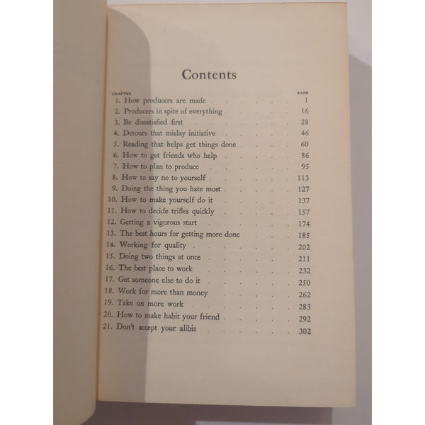 The Technique of Getting Things Done by Dr. Donald Laird 1947 HC DJ Vtg XVI Run