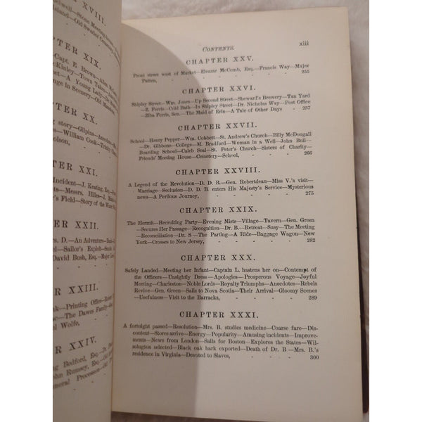 Elizabeth MONTGOMERY Reminiscences of Wilmington in Familiar Village Tales 1872